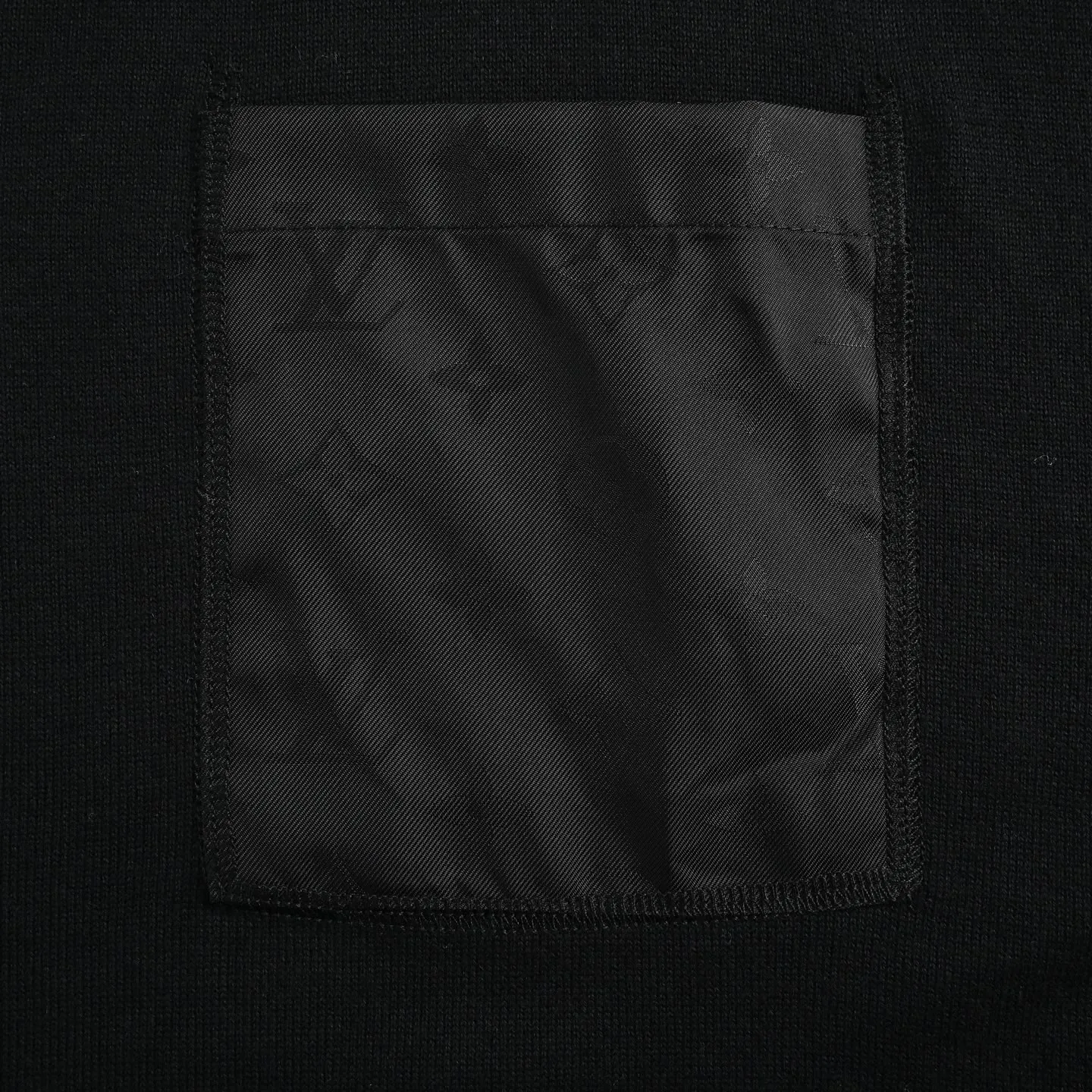Louis Vuitton/Louis Vuitton presbyopic nylon patch pocket knitted short sleeves